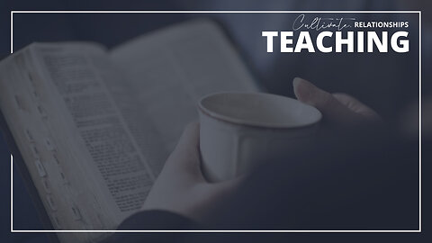 TEACHING | How To Pray Like A Disciple of Jesus | Cultivate Relationships
