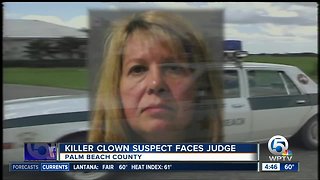 Killer clown suspect faces judge in Palm Beach County