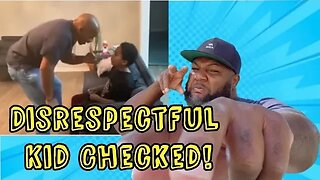 Disrespecrful 10yr Old Boy "G-Checked" by Grown Ass Man