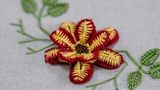 Embroidered Flower Magic: Unveiling the Astonishing Technique!