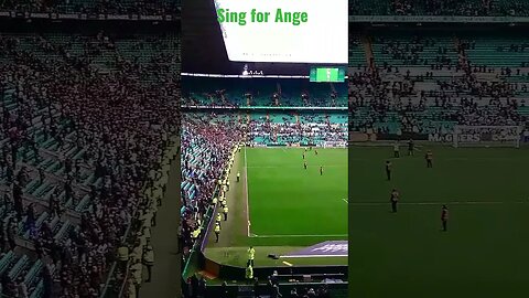 Celtic Fans Sing for Ange Postecoglu | Celtic 3 - 1 Hibernian | Celtic Park | 18/03/2023
