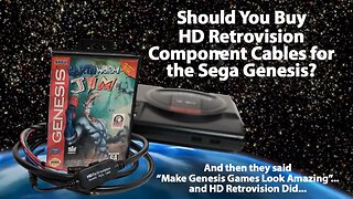 Should You Buy HD Retrovision RGB Component Video Cables for the Model 1 & Model 2 Sega Genesis