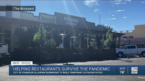 Chandler restaurants expanding patios to help survive the pandemic