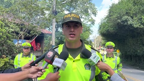 Mayor franco comandante de la policía de transito y trasporte del área metropolitana de Bucaramanga