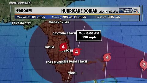 3:15 Thursday Hurricane Dorian Update