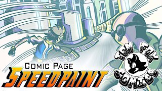 Aerodynamic Page 21 - Webcomic Speedpaint - TomFoxComics