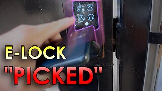 Electronic Gate Lock PICKED IN ONE MINUTE (Not the Lock Picking Lawyer) - Jody Bruchon Entertainment