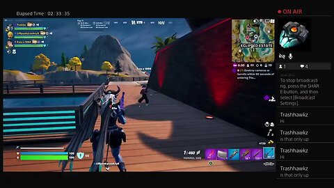 Welcome to Fortnite looper Hiest Hunter's with Crazy Eyed Trek2m Day 697