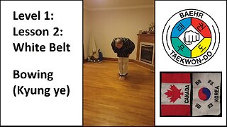 Baehr Taekwondo: 01-02: White Belt: Bow