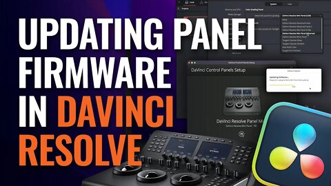 Updating Panel Firmware in DaVinci Resolve