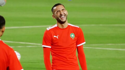 Ziyech and Hakimi train as Morocco prepare for Spain last-16 clash