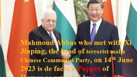 Breaking! Palestine President is a puppet of Hamas