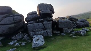 walking around Combestone Tor Dartmoor 22nd May 2023