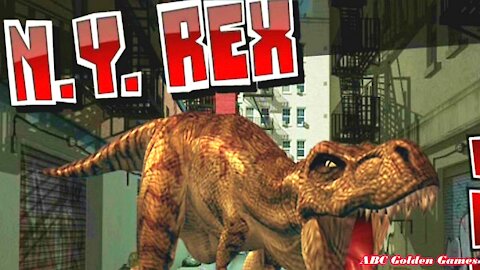 Dinosaur T-Rex in New York Online Gameplay for Kids