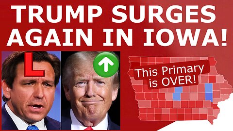 BREAKING: Trump SURGES in Iowa Caucus to RECORD LEAD in Nation's Most Accurate Poll