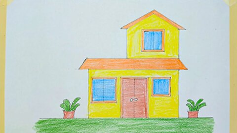 Special drawing Very Good, Drawing a Level House Made Easy The Simple