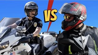 WHO'S FASTER? MotorCop Vs. MotoJitsu®