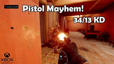 Pistol Mayhem with 34 to 13 KD Insurgency Sandstorm