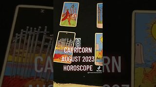 CAPRICORN ♑️ August 2023 Horoscope #capricorn #datingadvice #tarot