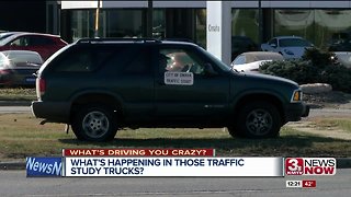 What's happening in those traffic study trucks?