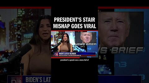 President's Stair Mishap Goes Viral