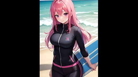 AI Lookbook Anime Beauty - Sexy Surfing Diva Part 2
