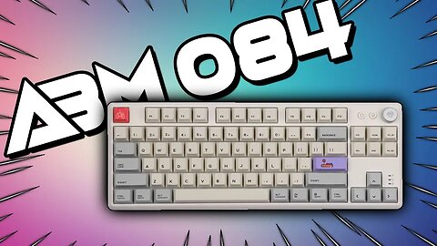 CIDOO ABM084 Mechanical Keyboard - TTC Gold Pink Switches Sound Test & RGB Light Modes