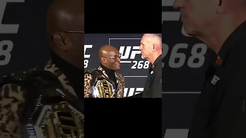 Dana White has Heart Attack during Colby Covington and Kamaru Usman Stare Down #ufc268 #shorts