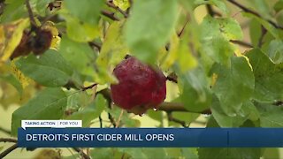 Detroit's first cider mill opens