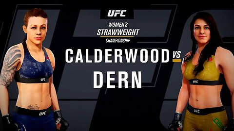 EA Sports UFC 3 Gameplay Mackenzie Dern vs Joanne Calderwood
