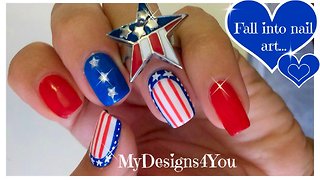 4th of July nail designs