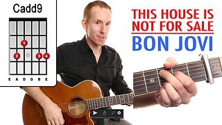 This House Is Not For Sale ★ Bon Jovi ★ Guitar Lesson - How To Play - Acoustic - Chords Tutorial