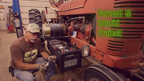 The Making of a Farmall M Hybrid - Battery Cable install