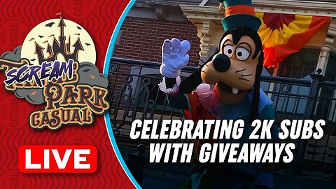 LIVE at Disneyland | Celebrating 2000 Subscribers with Giveaways!