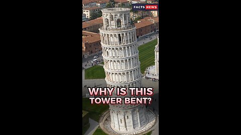 Why the tower is bent? #factsnews #shorts