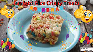 Funfetti Rice Crispy Treats Recipe