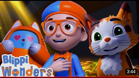 Blippi Learns About Cats - Blippi Wonders | Animals For Kids | Educational Cartoons For Kids