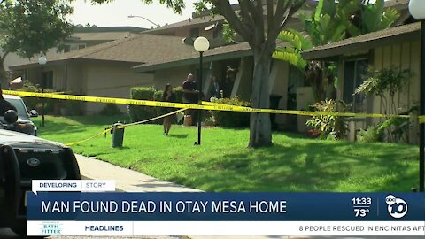 Man found dead in Otay Mesa home