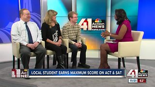 Local student earns perfect scores on ACT and SAT