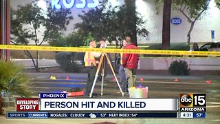 Person hit, killed in west Phoenix