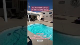 💥Lake Havasu 4 Bed Pool Home With Double RV Garage💥