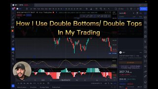 How I Use Double Bottoms & Double Tops in my trading!!