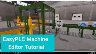 EasyPLC's Machine Simulator Editor Tutorial Using The Saw Gantry