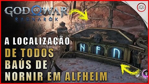 God of war Ragnarok, A localização de todos os baús de Nornir em Alfheim | Super dica