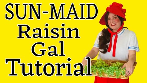 Sun-Maid costume tutorial. This is Cal O'Ween!