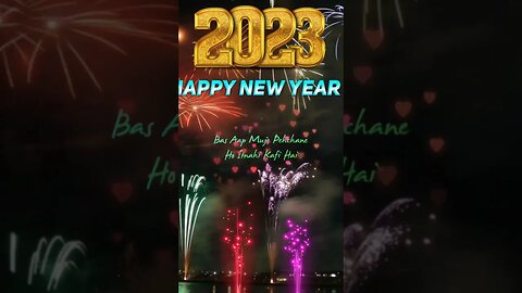 Happy New Year 2023 status shayari #shorts #2022 #2023shorts #2023status