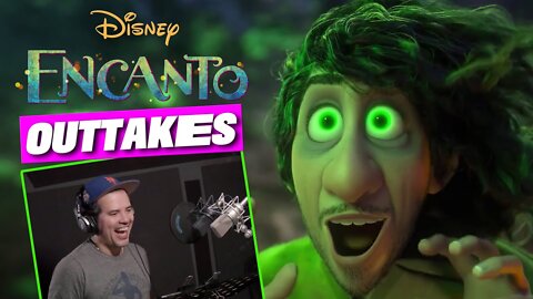 ENCANTO OUTTAKES: Funny Behind The Scenes Voice Recording