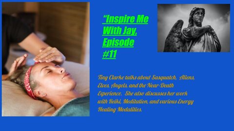 Tina talks about all things strange; Sasquatch, aliens, angels, and elves, as well as Reiki healing.