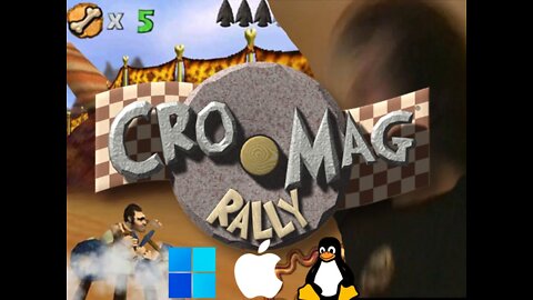Cro-Mag Rally Remaster for Windows 7/8/10/11, Mac OS 10.11+, Linux