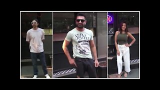 Eijaz khan, Himansh Kohli & Monalisa snapped at a restaurant | SpotboyE